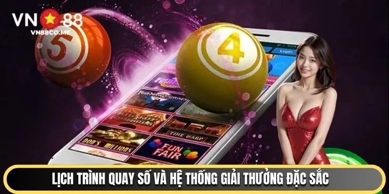 Lịch trình quay số và hệ thống giải thưởng đặc sắc