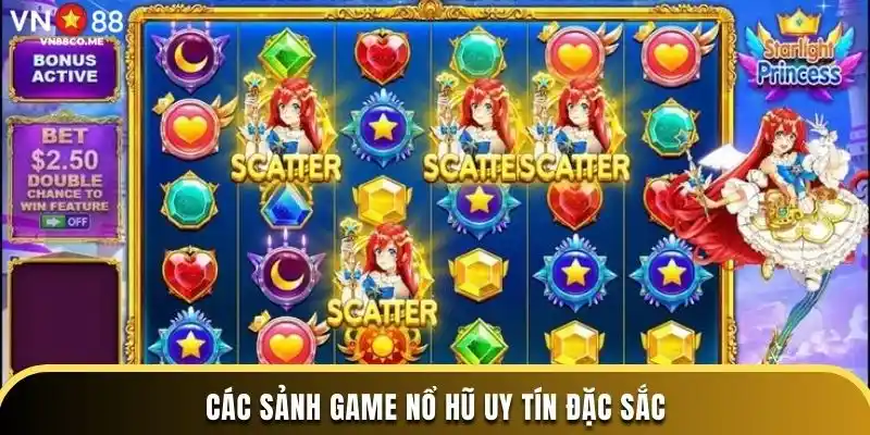 Các sảnh game nổ hũ uy tín đặc sắc