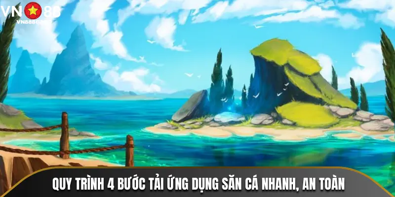 Quy trình 4 bước tải ứng dụng săn cá nhanh, an toàn